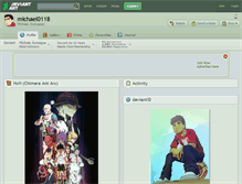 Tablet Screenshot of michael0118.deviantart.com