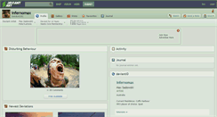 Desktop Screenshot of infernomax.deviantart.com