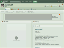 Tablet Screenshot of madridsart.deviantart.com