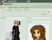Tablet Screenshot of explosiveexpert.deviantart.com