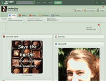 Tablet Screenshot of melenjoy.deviantart.com