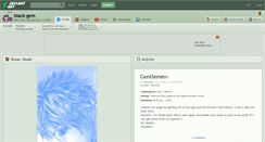 Desktop Screenshot of black-gem.deviantart.com