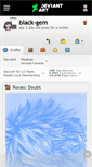 Mobile Screenshot of black-gem.deviantart.com