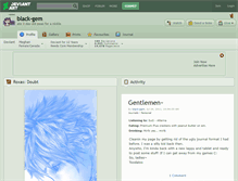 Tablet Screenshot of black-gem.deviantart.com