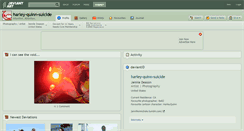 Desktop Screenshot of harley-quinn-suicide.deviantart.com