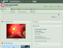 Tablet Screenshot of harley-quinn-suicide.deviantart.com