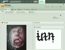 Tablet Screenshot of mrscolex.deviantart.com