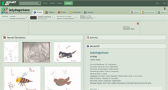 Desktop Screenshot of ladydragonbane.deviantart.com
