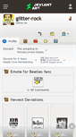 Mobile Screenshot of glitter-rock.deviantart.com
