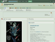 Tablet Screenshot of dndesakudeviant.deviantart.com