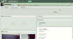 Desktop Screenshot of beatlebeetle.deviantart.com
