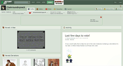 Desktop Screenshot of chainroundmyneck.deviantart.com