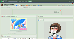 Desktop Screenshot of dancing-elephant.deviantart.com
