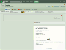 Tablet Screenshot of pandiaa.deviantart.com
