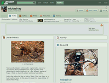 Tablet Screenshot of michael-ray.deviantart.com