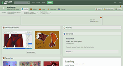Desktop Screenshot of macheter.deviantart.com