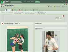 Tablet Screenshot of kristofferns.deviantart.com