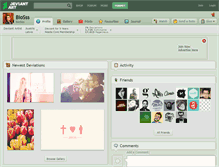 Tablet Screenshot of biosss.deviantart.com