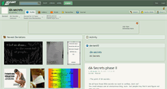 Desktop Screenshot of da-secrets.deviantart.com