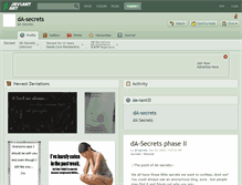 Tablet Screenshot of da-secrets.deviantart.com