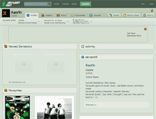 Tablet Screenshot of kaorin.deviantart.com