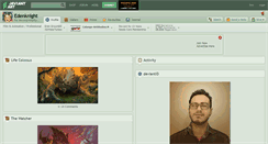 Desktop Screenshot of edenknight.deviantart.com