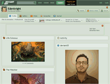 Tablet Screenshot of edenknight.deviantart.com