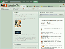 Tablet Screenshot of kimpossiblefc.deviantart.com
