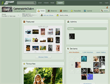 Tablet Screenshot of cameraartsclub.deviantart.com