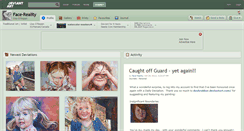 Desktop Screenshot of face-reality.deviantart.com