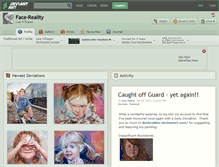 Tablet Screenshot of face-reality.deviantart.com