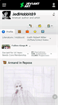 Mobile Screenshot of jedihobbit89.deviantart.com