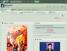 Tablet Screenshot of ezio-anime.deviantart.com
