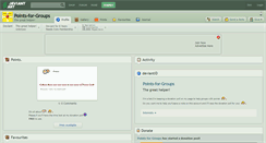 Desktop Screenshot of points-for-groups.deviantart.com