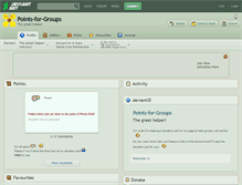 Tablet Screenshot of points-for-groups.deviantart.com