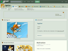 Tablet Screenshot of ingolme.deviantart.com