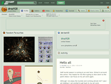 Tablet Screenshot of droz928.deviantart.com