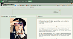 Desktop Screenshot of diamondcrevasse.deviantart.com