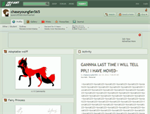 Tablet Screenshot of chaseyoungfan565.deviantart.com