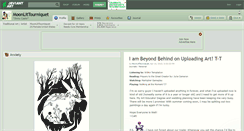 Desktop Screenshot of moonlittourniquet.deviantart.com