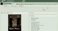 Desktop Screenshot of black-rose-diango.deviantart.com