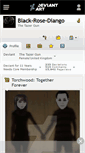 Mobile Screenshot of black-rose-diango.deviantart.com