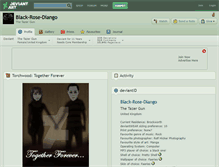 Tablet Screenshot of black-rose-diango.deviantart.com