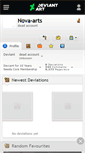 Mobile Screenshot of nova-arts.deviantart.com