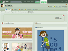 Tablet Screenshot of mrstearie.deviantart.com