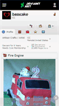 Mobile Screenshot of basscake.deviantart.com