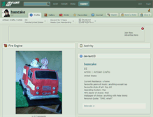 Tablet Screenshot of basscake.deviantart.com