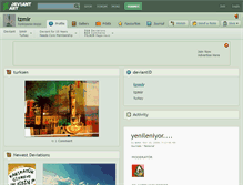 Tablet Screenshot of izmir.deviantart.com