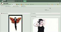 Desktop Screenshot of jane-moth.deviantart.com