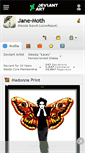 Mobile Screenshot of jane-moth.deviantart.com